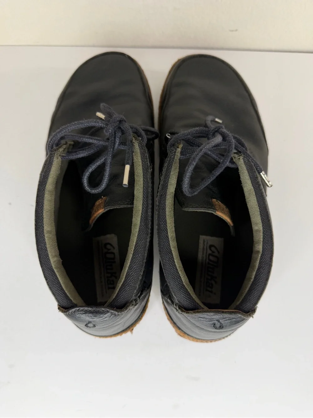 Olukai Hamakua  Leather Chukka Ankle Lace Up Boots Men Size 44 US 11 Comfort